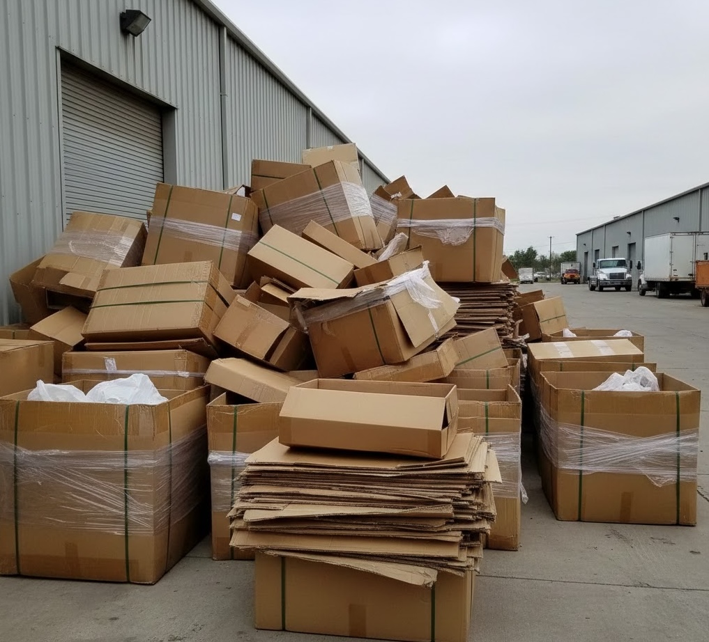 Quality gaylord boxes in our warehouse