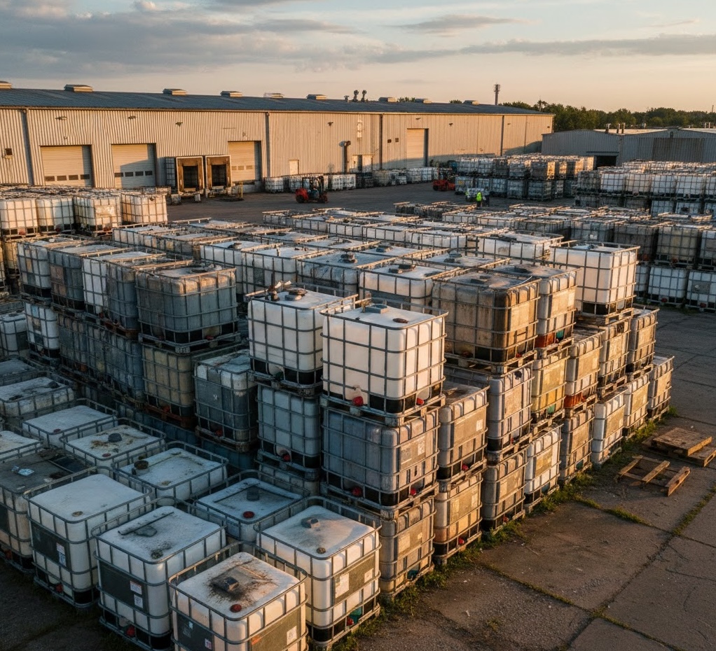 IBC tanks recycling and reconditioning process